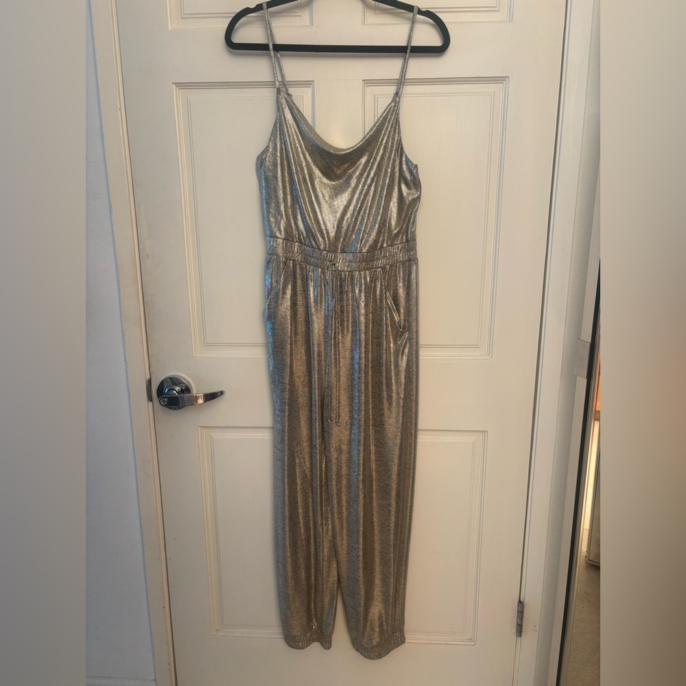 Crystal Doll Gold Jumpsuit